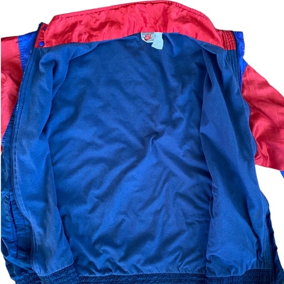 VNTG 80s NIKE COLORBLOCK WINDBREAKER FULL ZIP IN ABSOLUTELY AMAZING CONDITION - Picture 4 of 10
